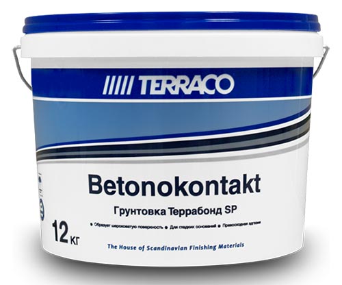 Terrabond SP  Грунтовка для обработки  гладкого бетона с крупнозернистый наполнителем