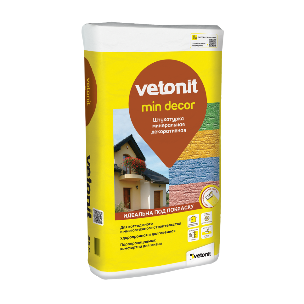 Vetonit min decor Декоративная минеральная цементно-известковая штукатурка