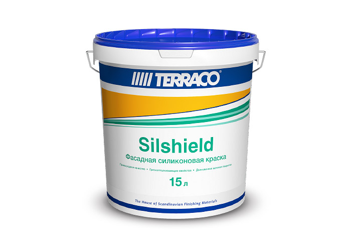 Silshield матовая силиконовая краска для отделки поверхностей с пористой структурой
