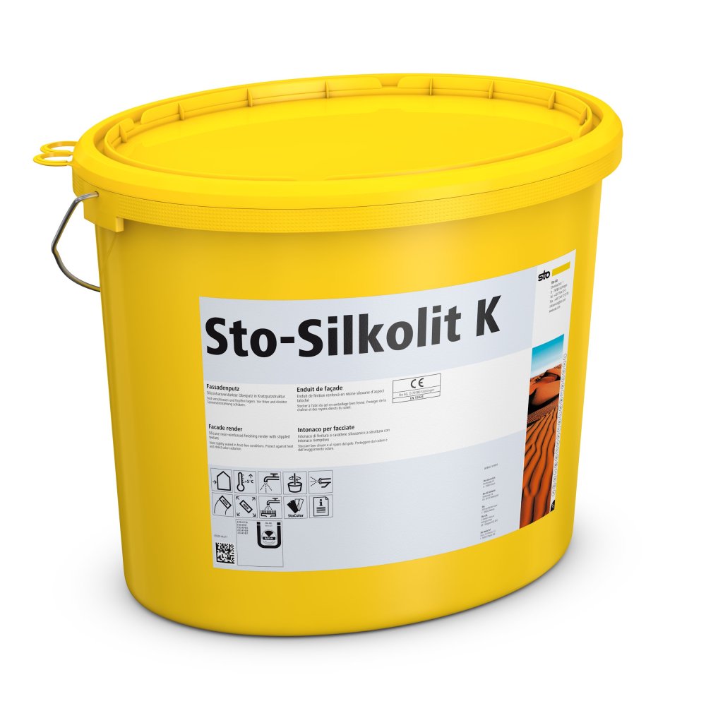 Силиконовая декоративная фасадная штукатурка Sto-Silkolit K