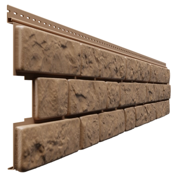 Сайдинг серия LUX под камень коллекция Bergart Фундук