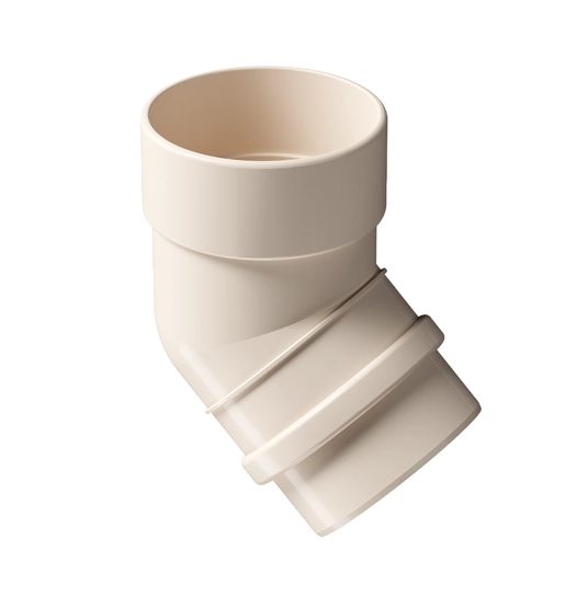 Водосточные системы Колено 45˚ для водосточной трубы LUX Латте