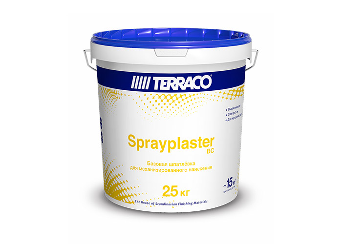 Sprayplaster BC Базовая шпатлёвка для механизированного нанесения