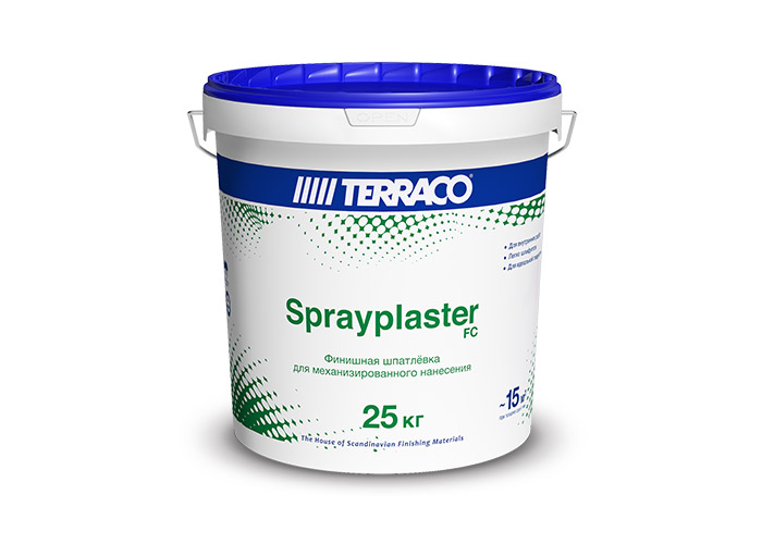 Sprayplaster FC Финишная шпатлёвка для механизированного нанесения