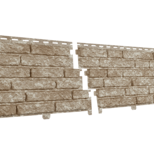 U-plast Фасадные панели Стоун-хаус Кварцит Светло-бежевый