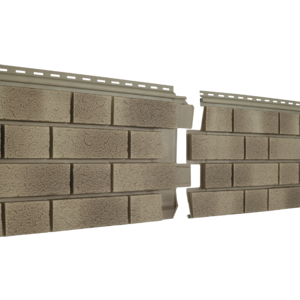 U-plast Фасадные панели Стоун Хаус S-Lock Клинкер Балтик Пустыня