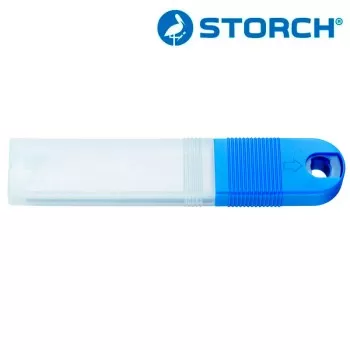 STORCH Сменные лезвия, особо закалённая сталь, 10шт в футляре, ширина 18мм (10шт) (356350) STORCH Сменные лезвия, особо закалённая сталь, 10шт в футляре, ширина 18мм (10шт) (356350)