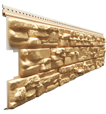 Docke Сайдинг серия LUX под камень коллекция Rocky