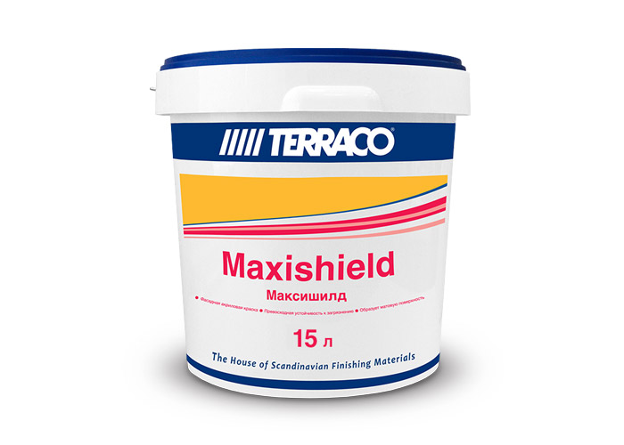 Maxishield Матовая акриловая краска для фасадных и внутренних работ