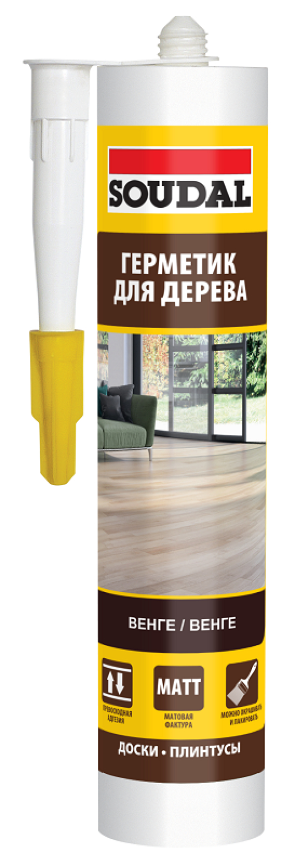 Soudal Паркетный акриловый герметик Венге
