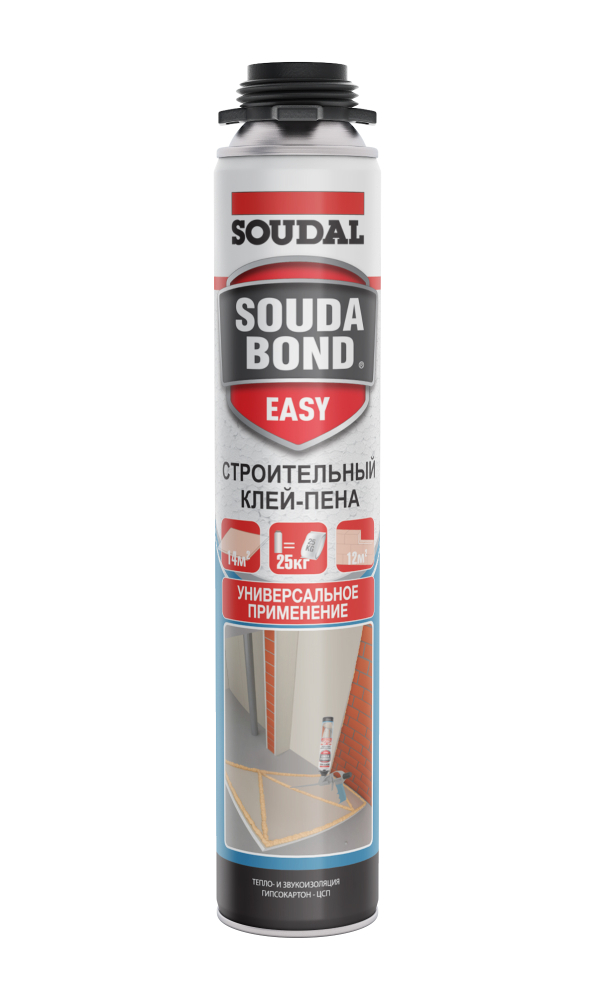 Soudal Строительный клей-пена Soudabond EASY 12*750 мл
