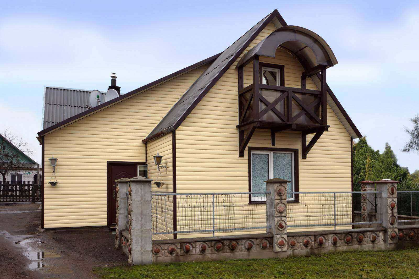 Блок Хаус  U-plast Бежевый