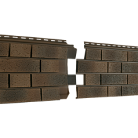 U-plast Фасадные панели Стоун Хаус S-Lock Клинкер Нордик