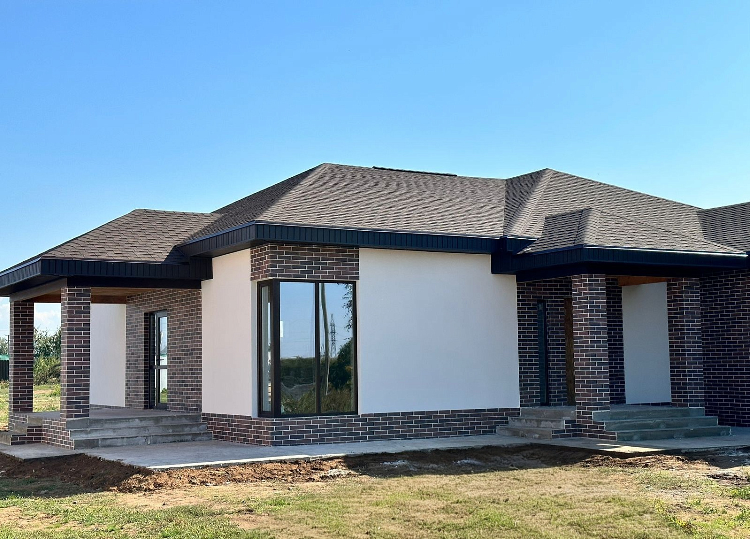 Штукатурный фасад без утепления