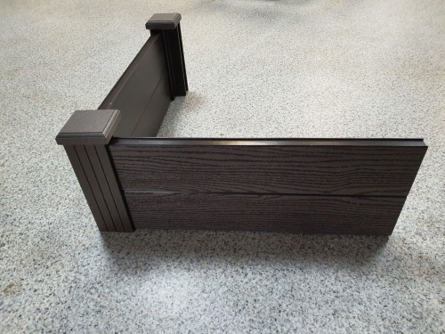 Грядка из ДПК