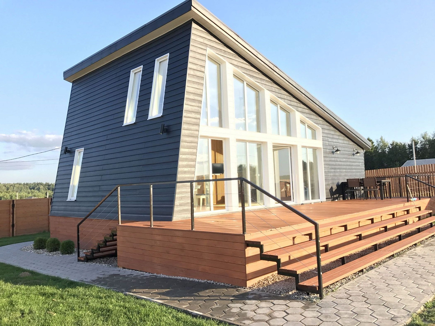 Сайдинг под дерево Cedral Wood C50 Темный минерал