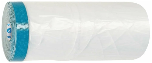 STORCH Укрывная плёнка с клейкой синей лентой, УФ- устойчивость 180 дней 140см х 33м