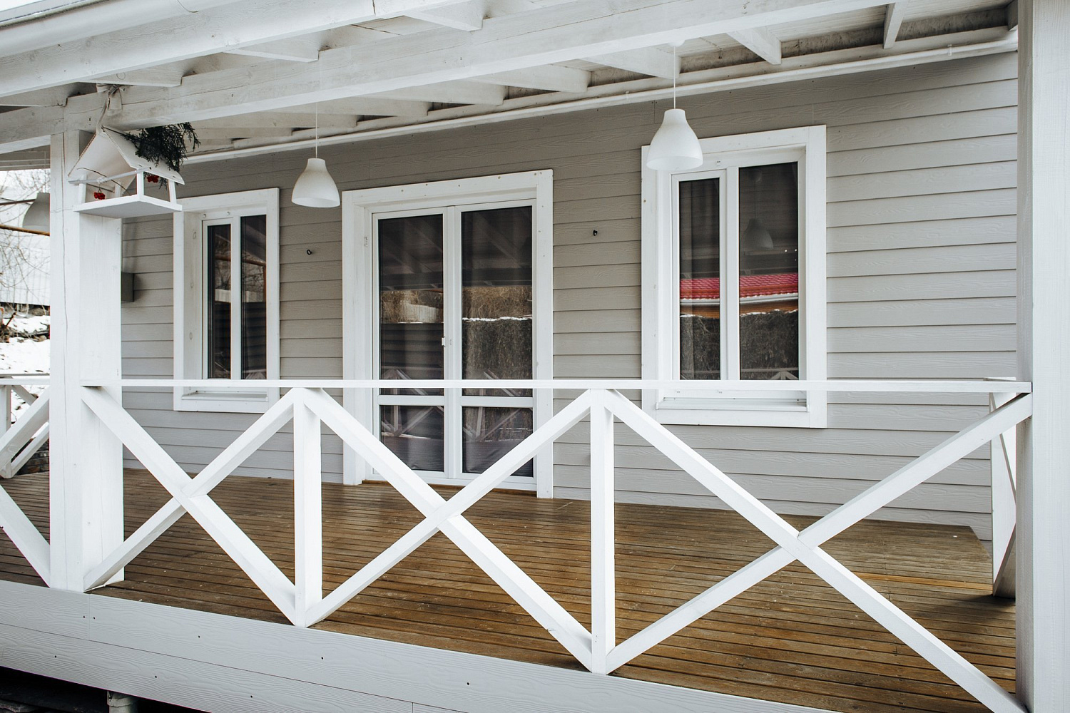 Сайдинг под дерево Cedral Wood C05 Серый минерал