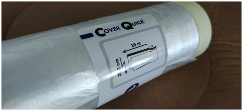 STORCH Укрывная плёнка с белой клейкой лентой, для маскировки в помещении 140см х 33м STORCH Укрывная плёнка с белой клейкой лентой, для маскировки в помещении 140см х 33м