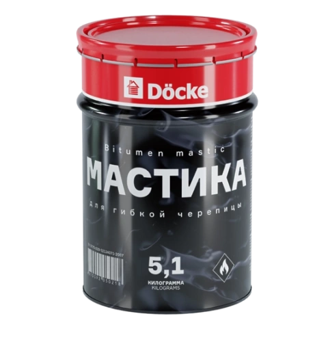 Мастика Docke для гибкой черепицы 5,1 кг