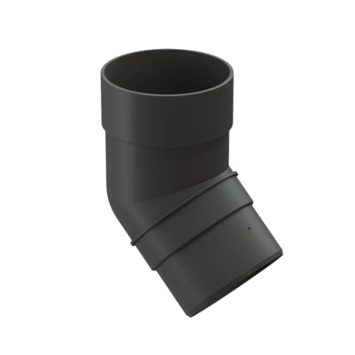 Колено 45˚ для водосточной трубы Premium Графит