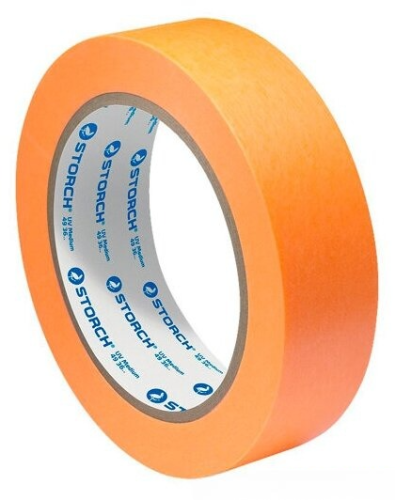 STORCH Лента малярная, тонкая рис бумага, золотая, термостойкость 100°С, 25мм х 50м (10/40) STORCH Лента малярная, тонкая рис бумага, золотая, термостойкость 100°С, 25мм х 50м (10/40)