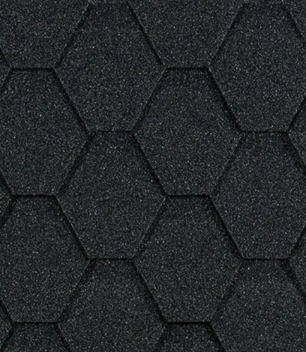 Гибкая черепица Docke PIE EURASIA Шестигранник Серый