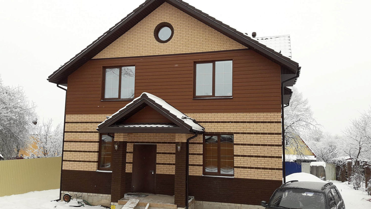 Сайдинг под дерево Cedral Wood C30 Теплая земля