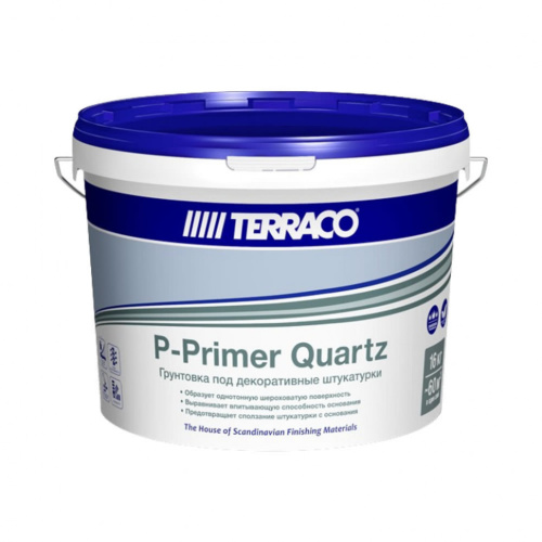 P-Primer Quartz Кварц-грунт под декоротивные штукатурки P-Primer Quartz Кварц-грунт под декоротивные штукатурки