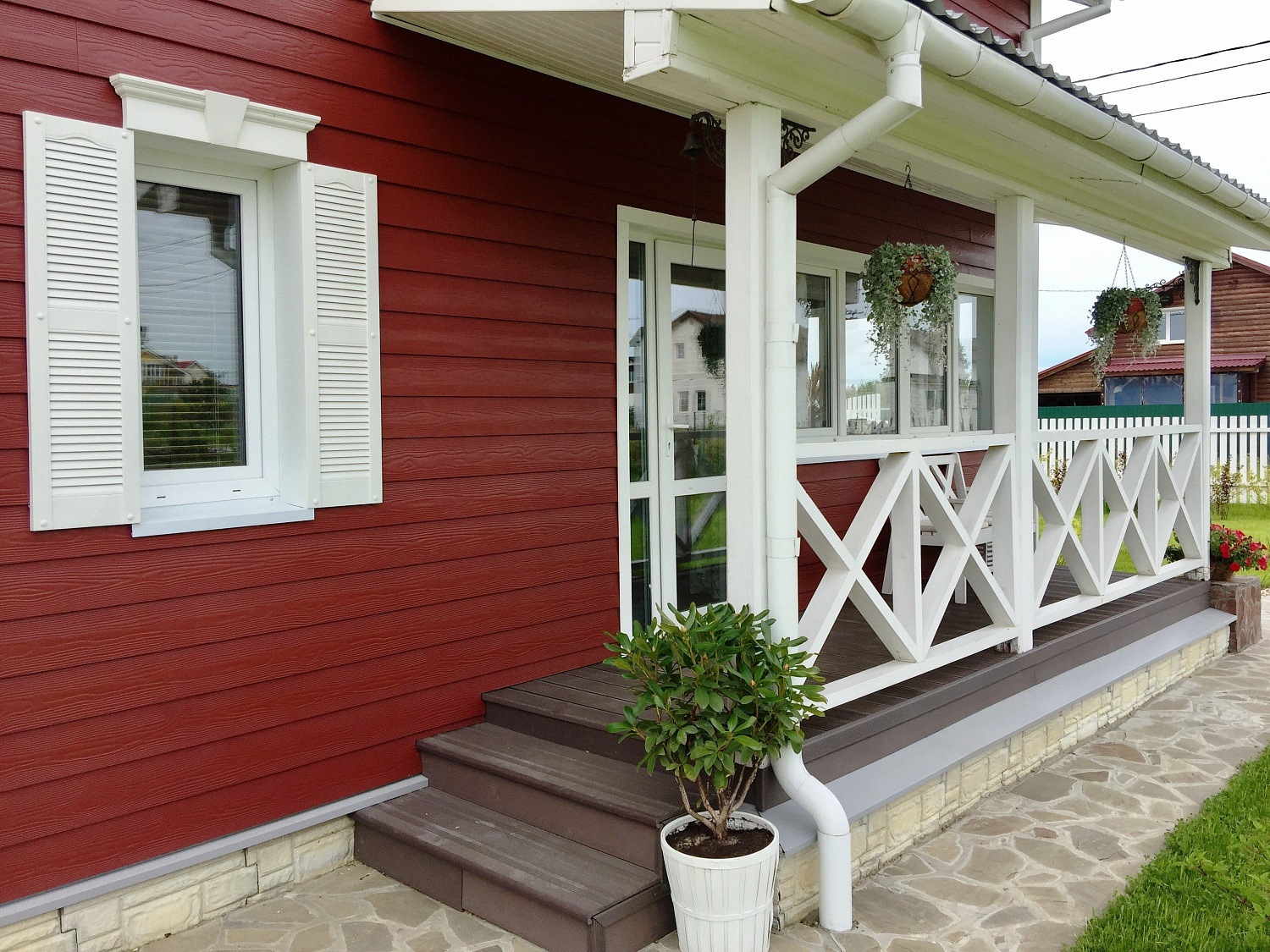 Сайдинг под дерево Cedral Wood C61 Красная земля