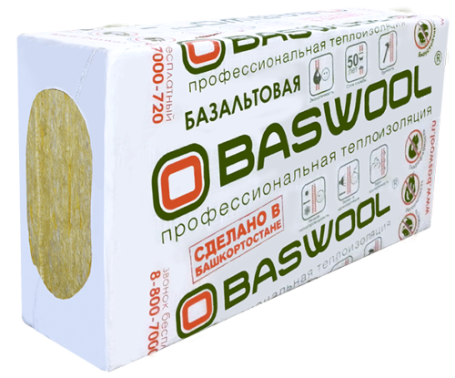 Утеплитель минвата Baswool Руф В 170 (1200*600*30, 1200*600*40, 1200*600*50)