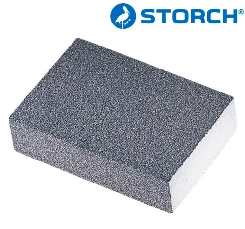 STORCH Губка шлифовальная зерно K1/К2 мелкая/средняя, размер 100 x 70 x 25мм STORCH Губка шлифовальная зерно K1/К2 мелкая/средняя, размер 100 x 70 x 25мм
