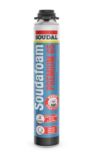 Soudal Премиум 65 пистолетная пена 12*820 мл