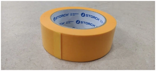 STORCH Лента малярная, тонкая рис бумага, золотая, термостойкость 100°С, 38мм х 50м (10/40) STORCH Лента малярная, тонкая рис бумага, золотая, термостойкость 100°С, 38мм х 50м (10/40)