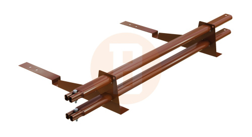 Снегозадержатель трубчатый BORGE для кровли из композитной черепицы